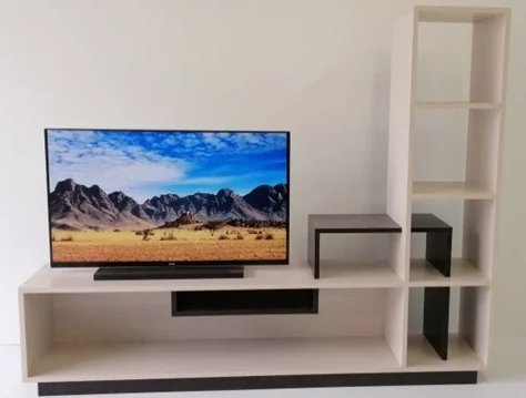 Тумба под ТВ МИКС-мебель ТВ-8 Сонома+Венге