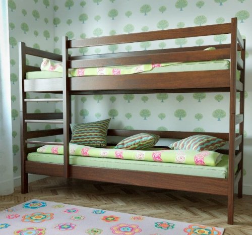 Кровать двухъярусная МИКС-мебель Засоня 90x200 ольха