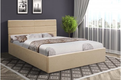 Кровать двуспальная МИКС-мебель Дюна с подъемным механизмом 160x200 Аляска 23 бежевый
