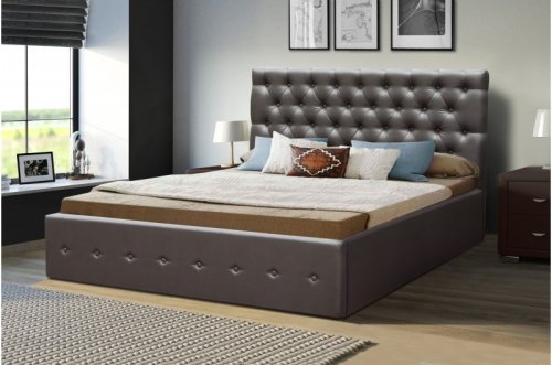 Кровать двуспальная МИКС-мебель Колизей с подъемным механизмом 160x200 Аляска 23 бежевый