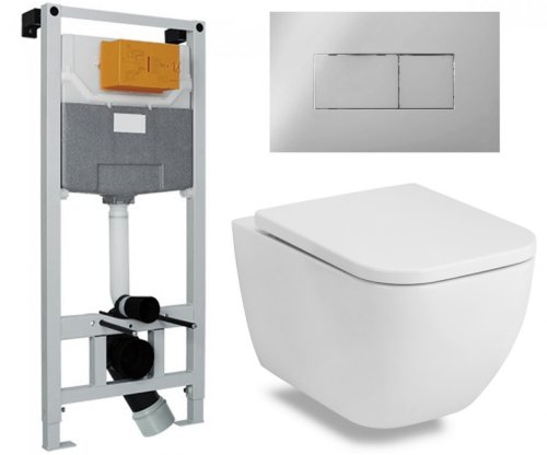 Унітаз з інсталяцією Volle Orlando Rimless 13-35-373 + 201010 + 221515