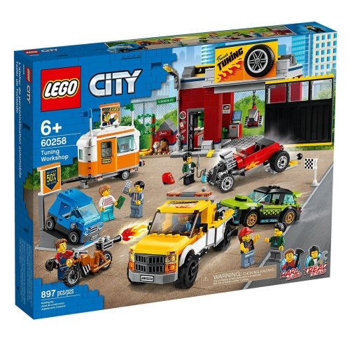 Конструктор LEGO City Тюнинг-мастерская 60258