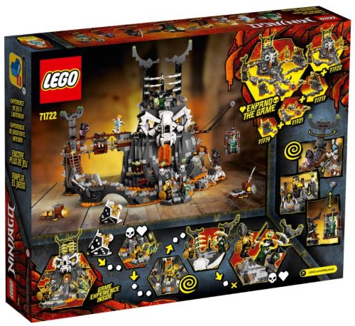 Конструктор LEGO Ninjago Подземелье колдуна-скелета 71722