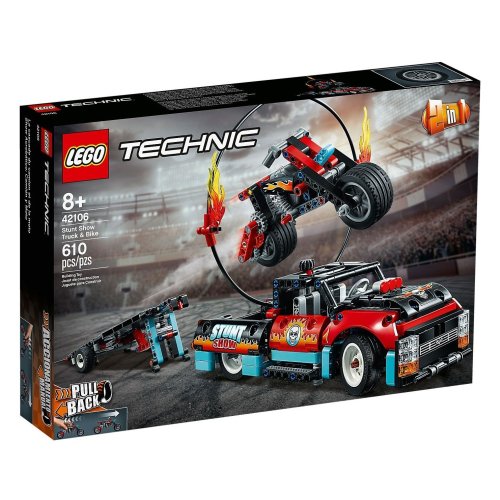 Конструктор LEGO Technic Шоу трюков на грузовиках и мотоциклах 42106