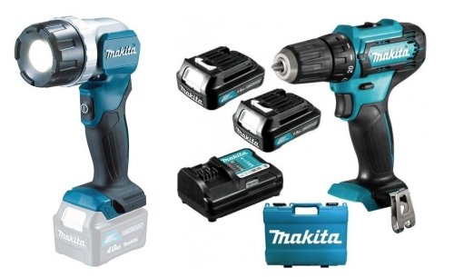 Аккумуляторный шуруповерт Makita DF333DZ + фонарь Makita DEAML106 (DF333DWYL1)