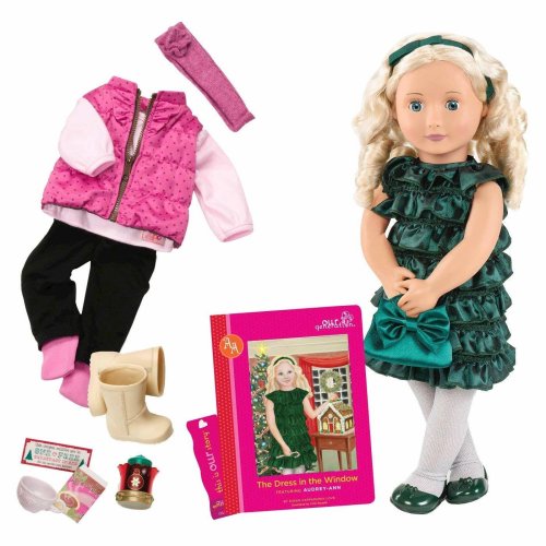 Кукла Our Generation Deluxe Одри-Энн с книгой 46см BD31013ATZ