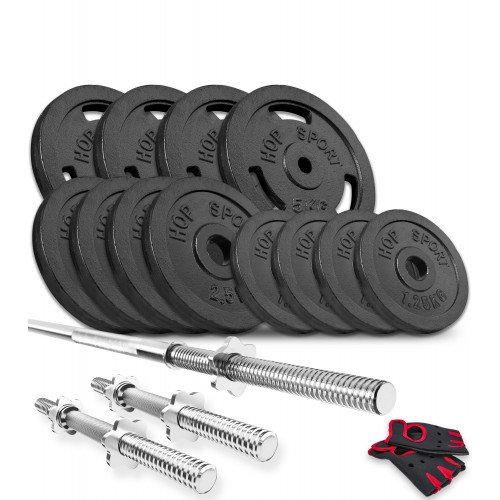 Набір Hop-Sport Strong штанга 29 кг