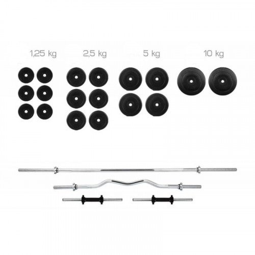 Набор Elitum TITAN штанга и гантели 69 кг