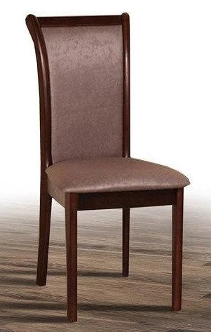 Стул МИКС-мебель Симпл темный орех/ Сплит беж