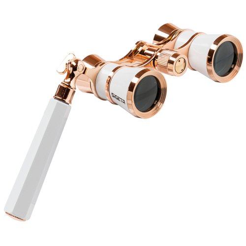 Театральний бінокль SIGETA Teatrum L 3x25 (лорнет) White