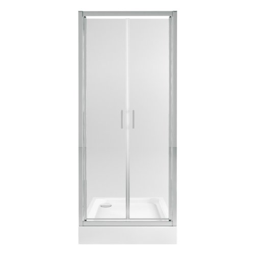 Набір Qtap двері в нішу Gemini CRM209.C6 + піддон Unisquare 309915 (GEMCRM209C6UNIS309915)