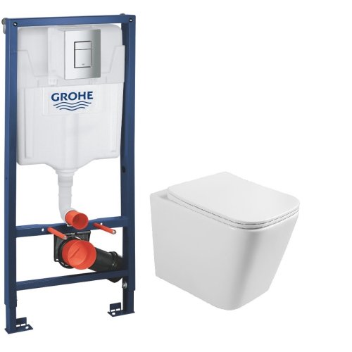 Унитаз с инсталляцией VOLLE Libra S Rimless 13-41-160S+38772001+37131000