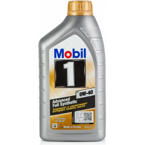 Моторное масло MOBIL1 0W40 1л