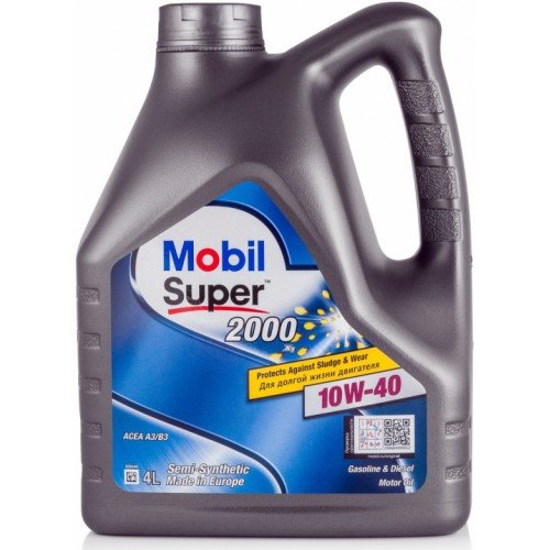 Моторное масло MOBIL SUPER 2000 10W40 4л