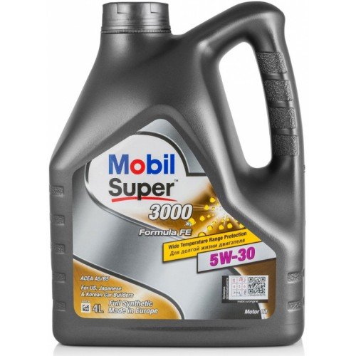Моторное масло MOBIL SUPER 3000 F-FE 5W30 4л