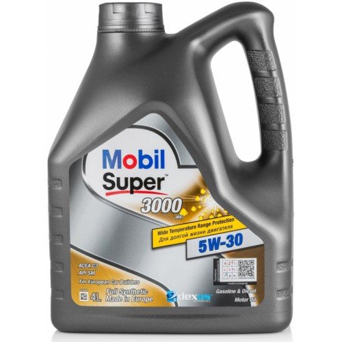 Моторное масло MOBIL SUPER 3000 XE 5W30 4л