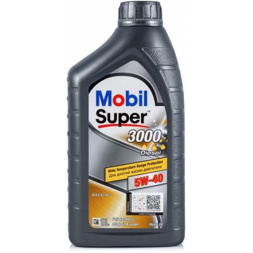 Моторное масло MOBIL SUPER 3000 DIESEL 5W40 1л