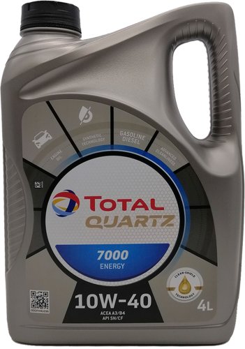 Моторное масло TOTAL QUARTZ DIESEL 7000 10W-40 4л