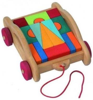 Конструктор дерев'яний з візком Тоскана Nic NIC523316