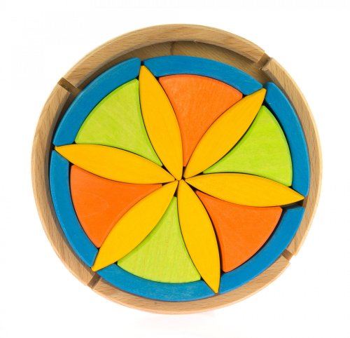 Конструктор деревянный Nic Цветок NIC523062