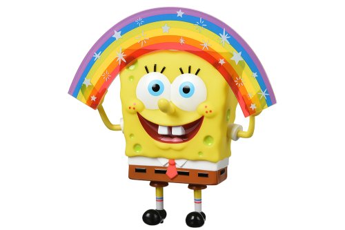Ігрова фігурка SpongeBob Masterpiece Memes Collection Rainbow SB
