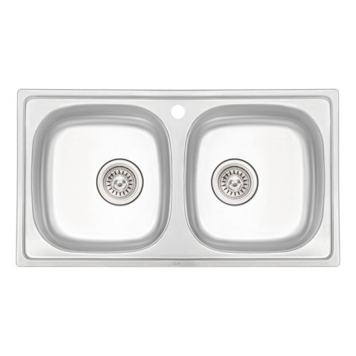 Кухонная мойка Qtap 7843-B Micro Decor 0,8 мм (QT7843BMICDEC08)