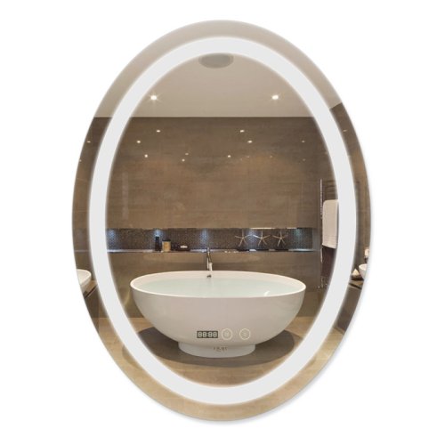 Дзеркало Qtap Mideya з антизапотіванням 600х800 QT2078F8051W