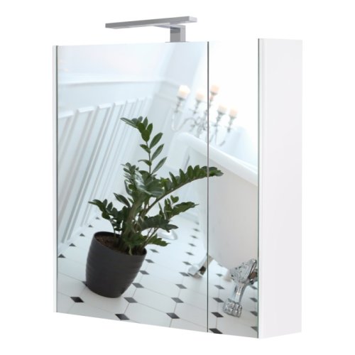 Зеркальный шкаф Qtap Albatross с подсветкой QT0177ZP700LW