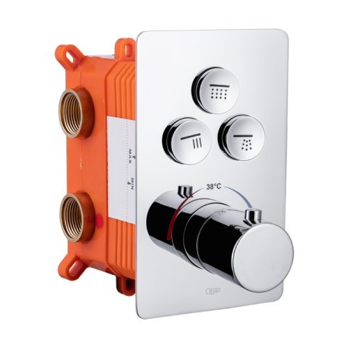 Змішувач прихованого монтажу Qtap Votice 6443T105NKC