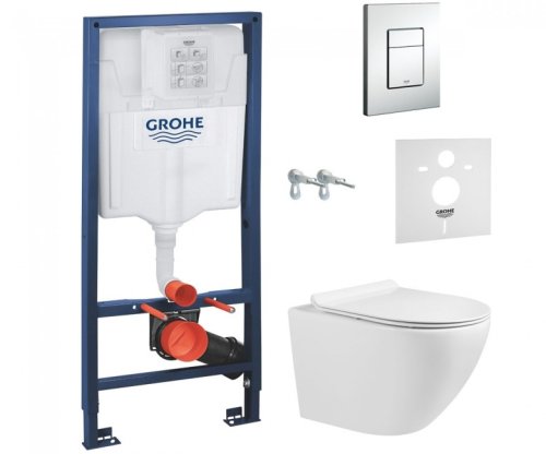 Унитаз с инсталляцией VOLLE Amadeus M Rimless 13-06-055M+38772001+37131000