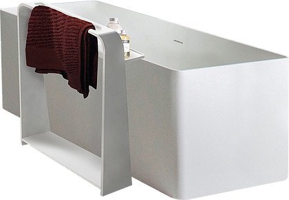 Підлогова полиця-рушникотримач VOLLE Solid surface 18-40-128