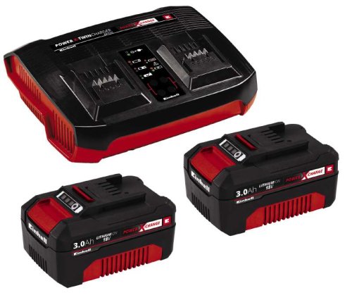 Стартовый комплект Einhell Twincharger Kit Power-X-Change 18V 2x 3,0Ah