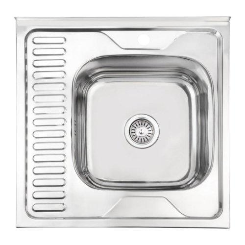 Кухонная мойка Lidz 6060-R Polish 0,6мм (LIDZ6060RPOL06)