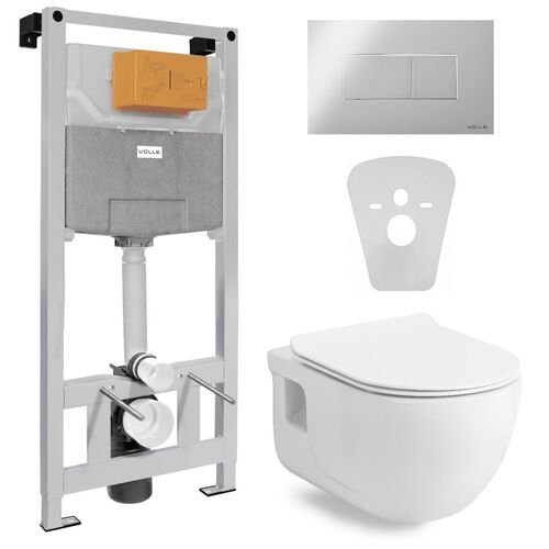 Унитаз с инсталляцией VOLLE Altea Rimless 13-64-267+201010+221515