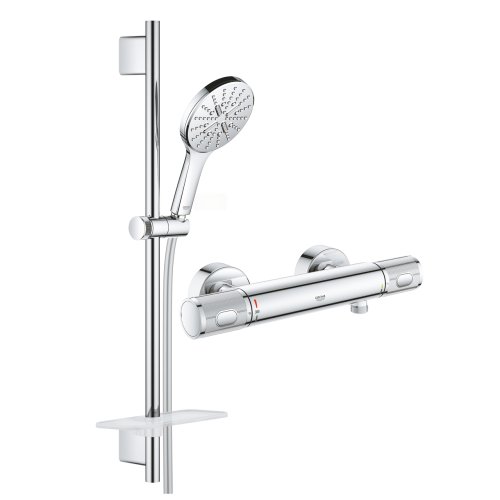 Смеситель для душа Grohe Grohtherm 1000 Performance с душевым гарнитуром Grohe Rainshower Smartactive 130