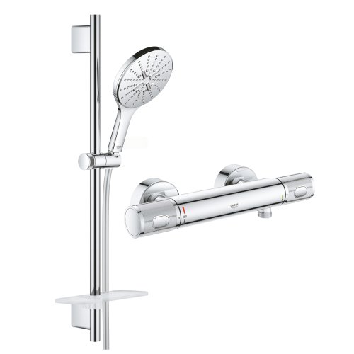Смеситель для душа Grohe Grohtherm 1000 Performance с душевым гарнитуром Grohe Rainshower Smartactive 150