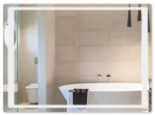 Зеркало Qtap Mideya с антизапотеванием (DC-F902-3) 1000х700 QT20789002W