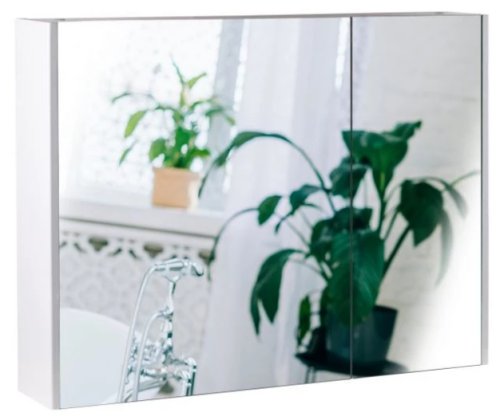 Зеркальный шкаф подвесной Qtap Scorpio QT1477ZP801W