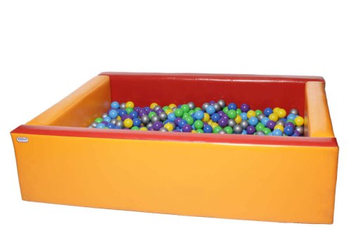 Сухой бассейн KIDIGO Прямоугольник 2 ПВХ, вторичный поролон 41045