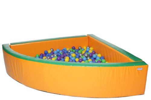 Сухой бассейн KIDIGO Угол 2 ПВХ, вторичный поролон 41048