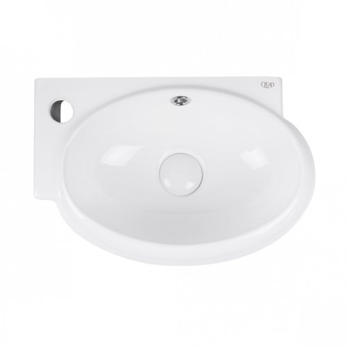 Умывальник Qtap Leo с донным клапаном QT11115011LW