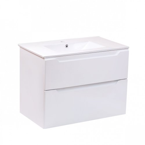 Тумба подвесная с умывальником Qtap Scorpio QT1472TPВ8013080CW