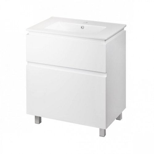 Напольная тумба с умывальником Qtap Albatross QT0171TN800D3080CW