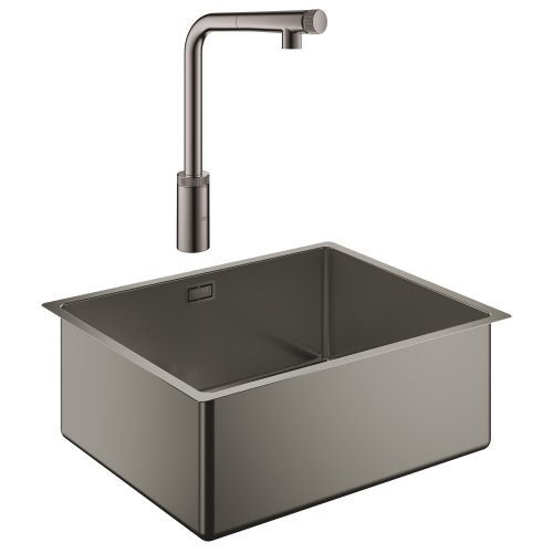 Набор Grohe мойка кухонная K700 31574AL0+ смеситель Minta Smartcontrol 31613A00