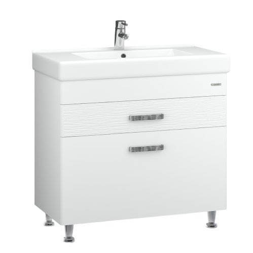 Тумба с умывальником SANWERK Sierra 100 Белый Принц 2F