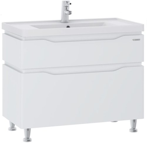 Тумба с умывальником SANWERK Alessa 80 Белый Канте 2F