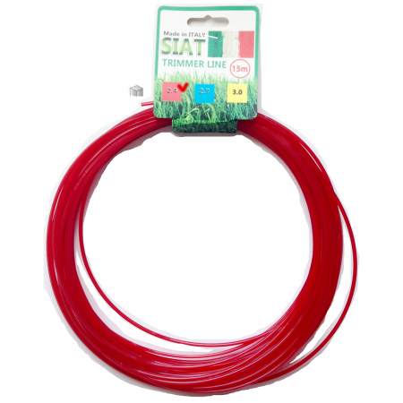 Леска косильная SIAT 2,4 мм 15 м звездочка