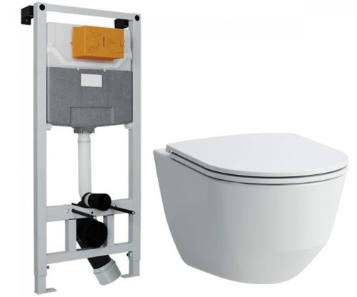 Унитаз + инсталляция LAUFEN PRO H8669570000001+201010