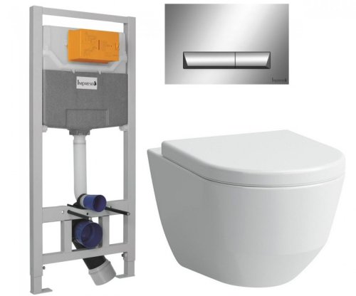 Унитаз + инсталляция LAUFEN PRO H8619570000001+i8120