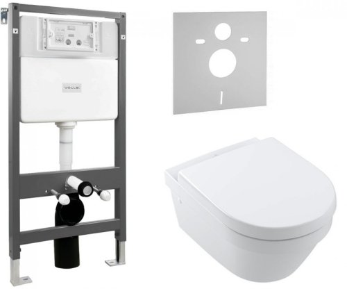 Унитаз + инсталляция Villeroy&Boch Architectura New 4694HR01+212010